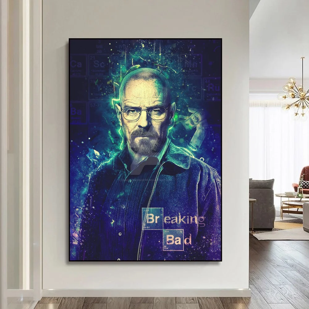 Breaking Bad Classic Crime TV Vintage Posters Sticky Vintage Room Home Bar Cafe Decor Kawaii Room Decor