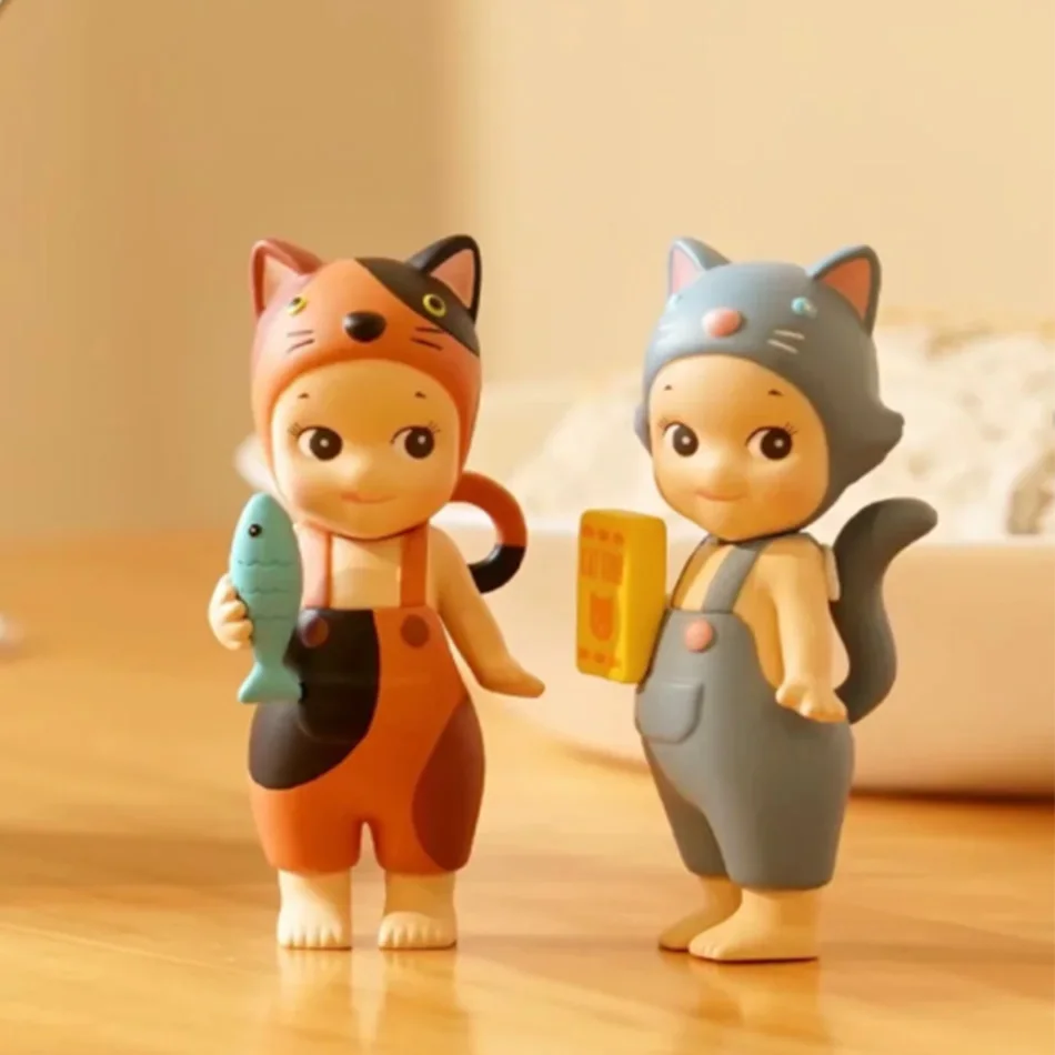 Meow Meow Daily Angel Series Cat Blind Box Trendy Play Doll Desktop Cartoon Creative Ornament Handmade Mysterious Box Girl Gift