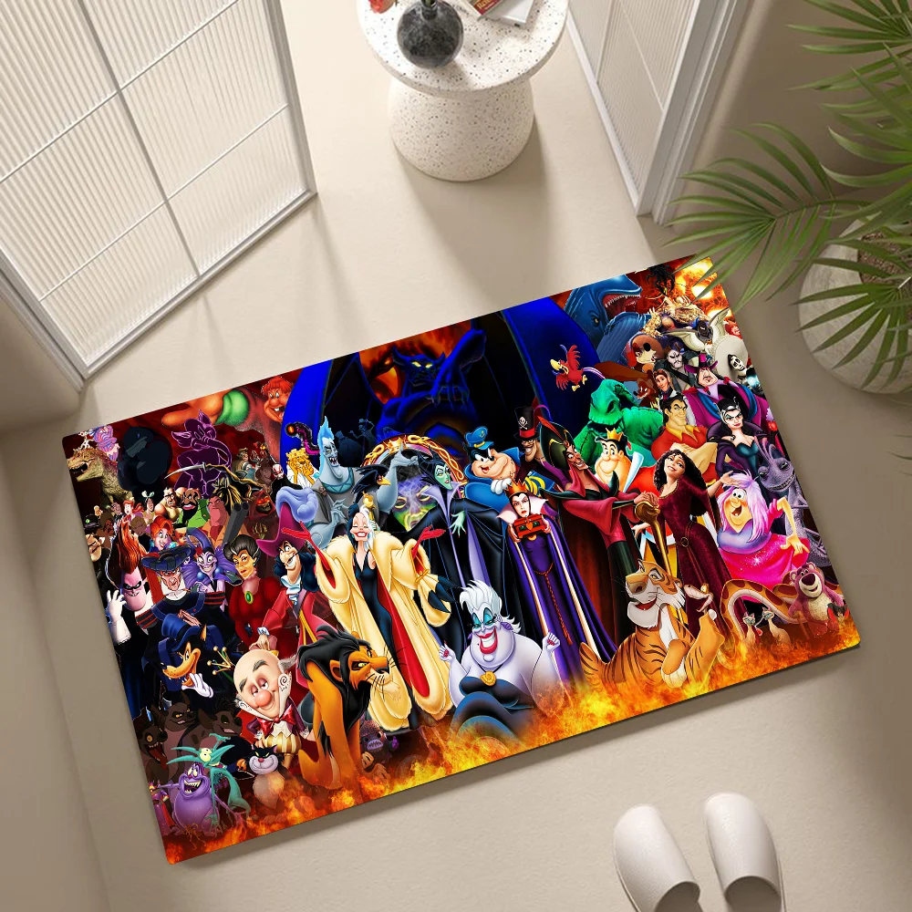 1PC Explore The Best Disney Floor Mat Home Bedroom Kitchen Non-slip Floor Rug, Absorbent Anti-fouling Door Mats