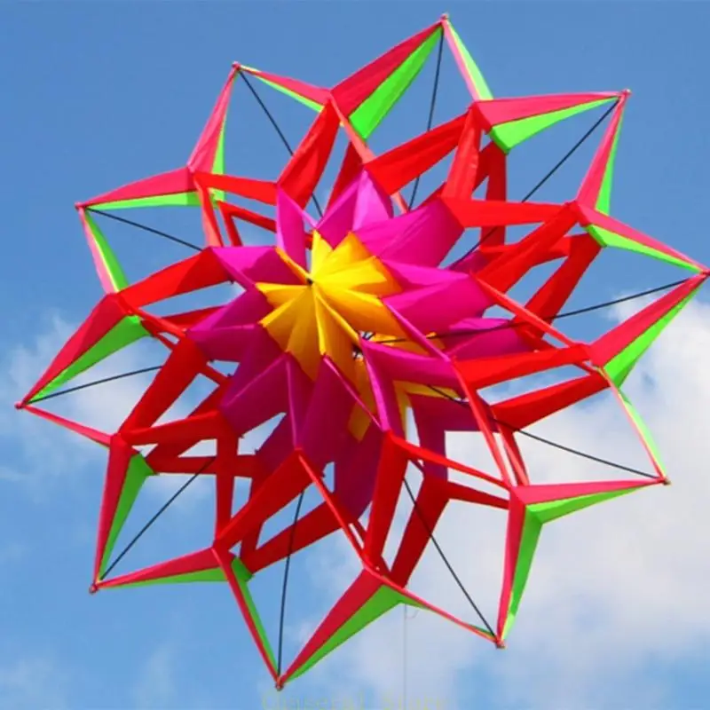 E7CE Ligero sin marco Cometas suaves portátiles para forma floración del parque playa