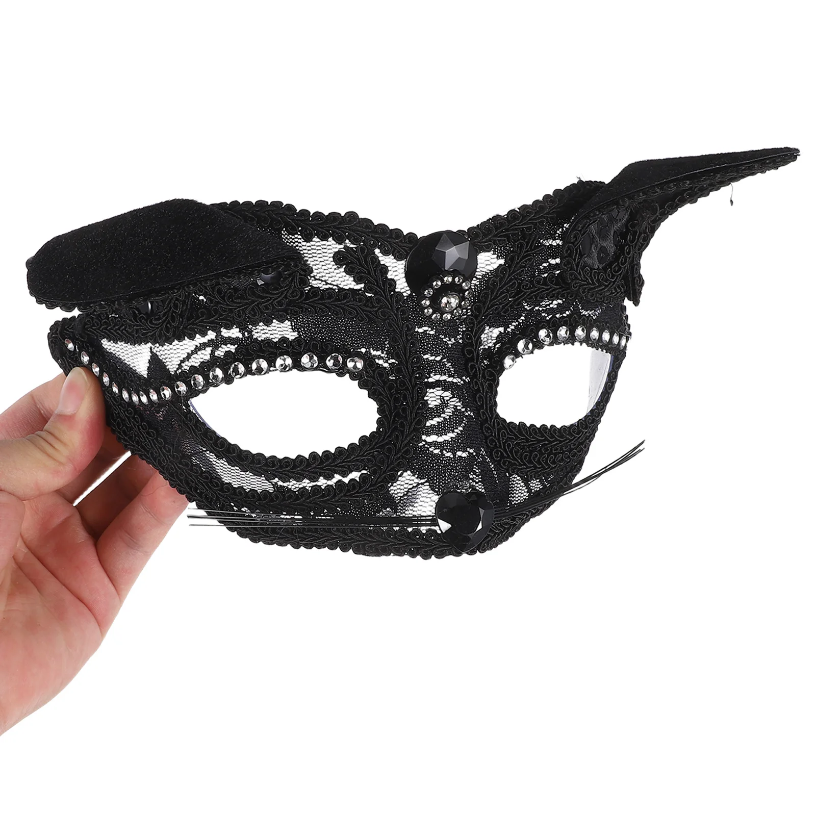 

Half-Face Mask Lightweight Premium Metal Lace Design Elegant Masquerade Ball Carnival Party Cosplay Mask
