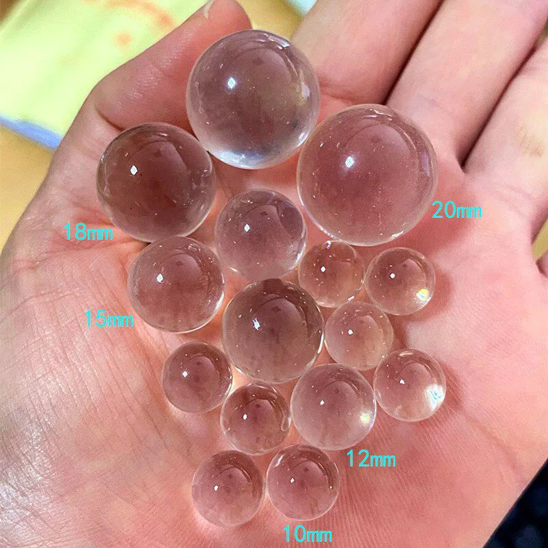 1pcs 10~200mm Glass Acrylic Transparent Ball Solid Clear Crystal Balls Photography
