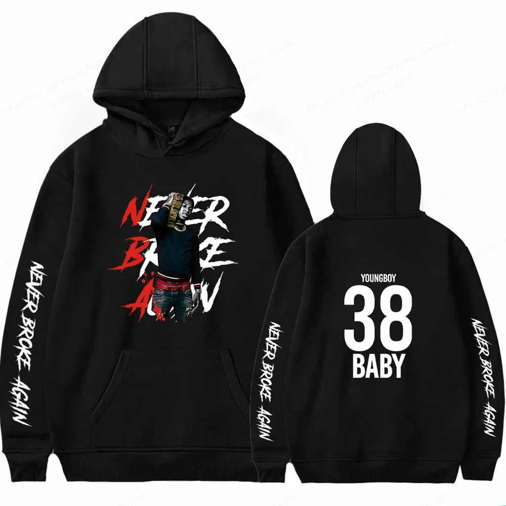 Sweatshirts Never Broke Again Hoodies Men's Hoodie Hip Hop Sweatshirt Boys Coat Sweatshirt Clothing Rapper YoungBoy Hoodies