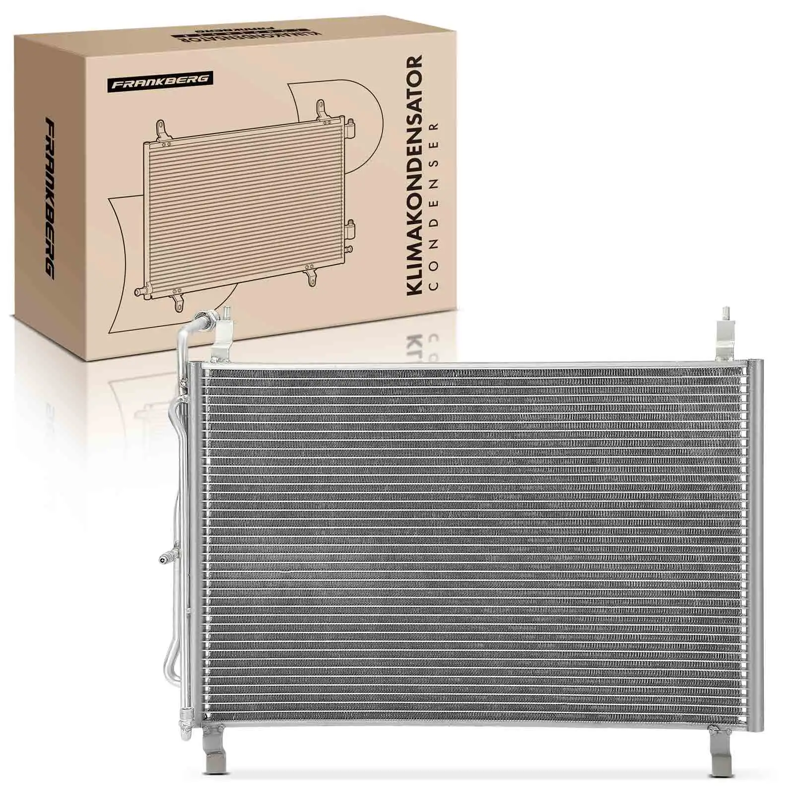 Frankberg 1x condensor airco voor Mercedes-Benz S-Klasse W126 1268302670 CON4076 1268302470 A1268302470 A1268302670