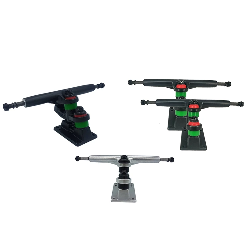 1 paio di camion Longboard a doppio pavimento con staffa per Skateboard camion Gravity Casting Tech