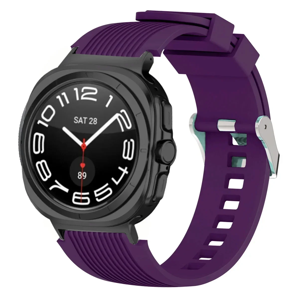 sports soft Silicone Strap For Samsung Galaxy Watch Ultra 2025 47mm breathable band For Samsung Watch 8 40mm 44mm 8 Classic 46mm