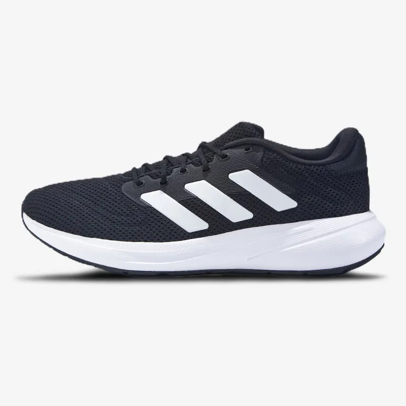 

Adidas New Mesh Lightweight Comfortable Wear-Resistant Strong Grip Fitness Men's Running Shoes Response High-Density Foam Thick Sole Soft Sole Travel Sports Running Shoes Versatile Black and White Color Lightweight Sports Outdoor Casual Running Shoes Esse