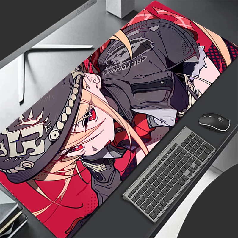 Mousepad Computer Gaming Accessories HD Keyboard Pad Office PC Rubber Mouse Pad Decoracion Zenless Zone Zero Lucy Desk Mouse Mat