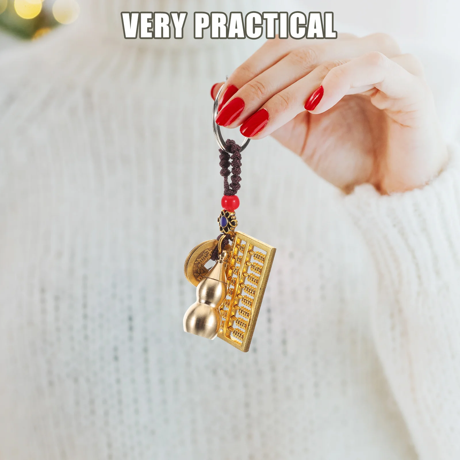 Decorative Abacus Keychain Pendant Creative Metal Key Ring Car Key Chain Metal Key Ring Backpack Keychain Vintage Keychain Bag O