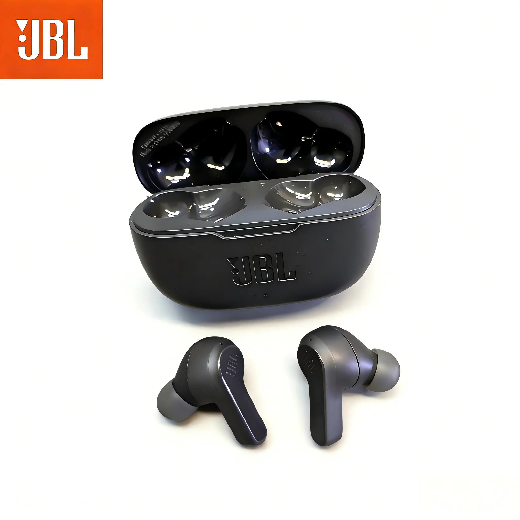 Audífonos Inalámbricos Bluetooth JBL Wave 200, Auriculares Estéreo con Bajos Profundos, Micrófono Integrado