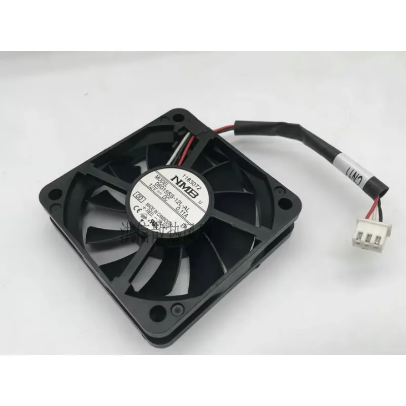 NMB 06015SS-12L-AL DC 12V 0.11A 60x60x15mm 3-Wire 60mm Cooling Fan 2