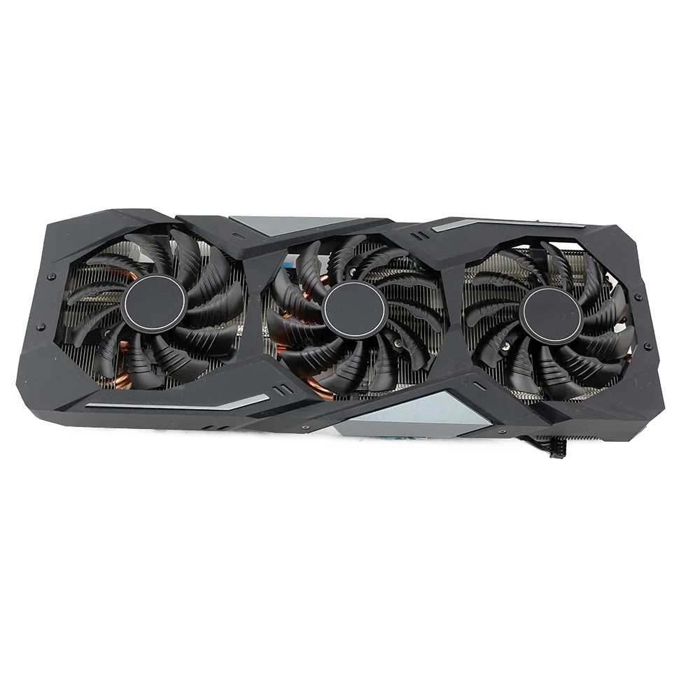 Imagem -05 - Radiador Plástico do Case para Gigabyte Rtx 2060 oc do Jogo Pro Placa Gráfica Dissipador de Calor Rgb Dc12v 4pin 75 mm