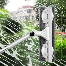 Telescopic Rod Glass Washing Cleaning Mop Windows Wiper Tool Washer Long Handle Brush Window Cleaner Product for Household