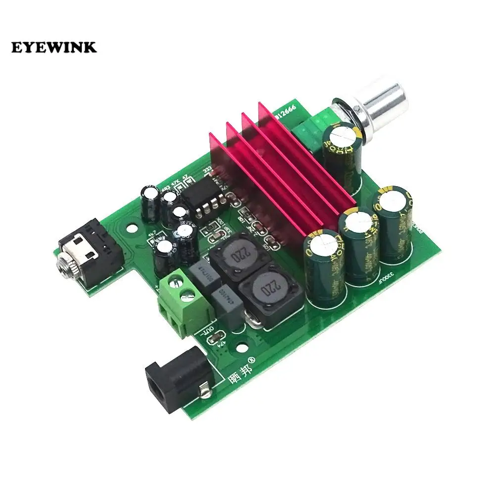 TPA3116 100W Subwoofer Digital Power Amplifier Board TPA3116D2 Amplifiers NE5532 OPAMP 8-25V