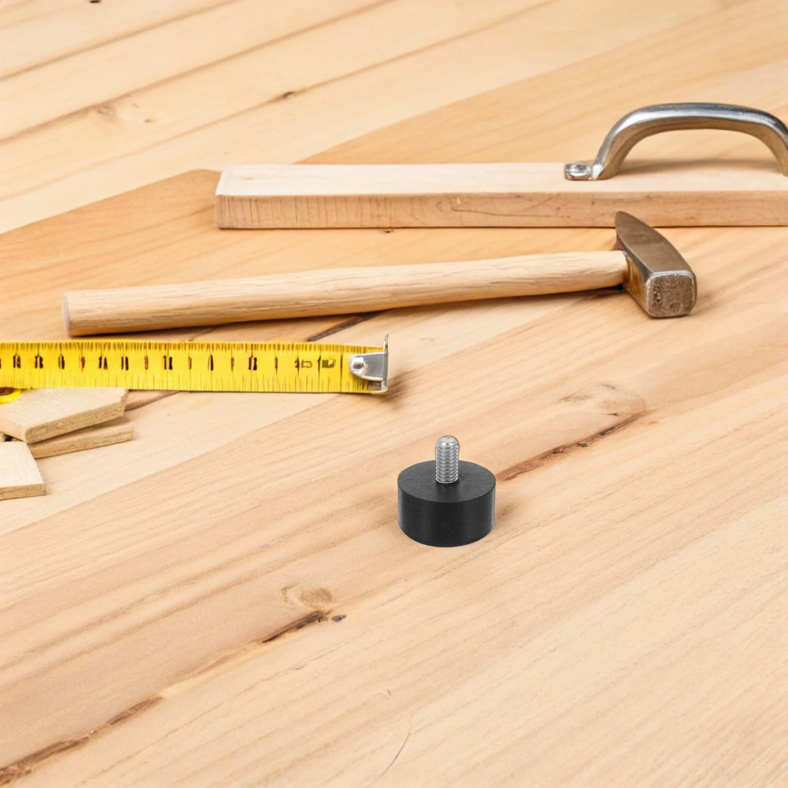 

8Pcs Adjustable Rubber Furniture Levelers M6 Screw-in Anti-Slip Feet for Uneven Floors Table Chair Desk Sofa Stability