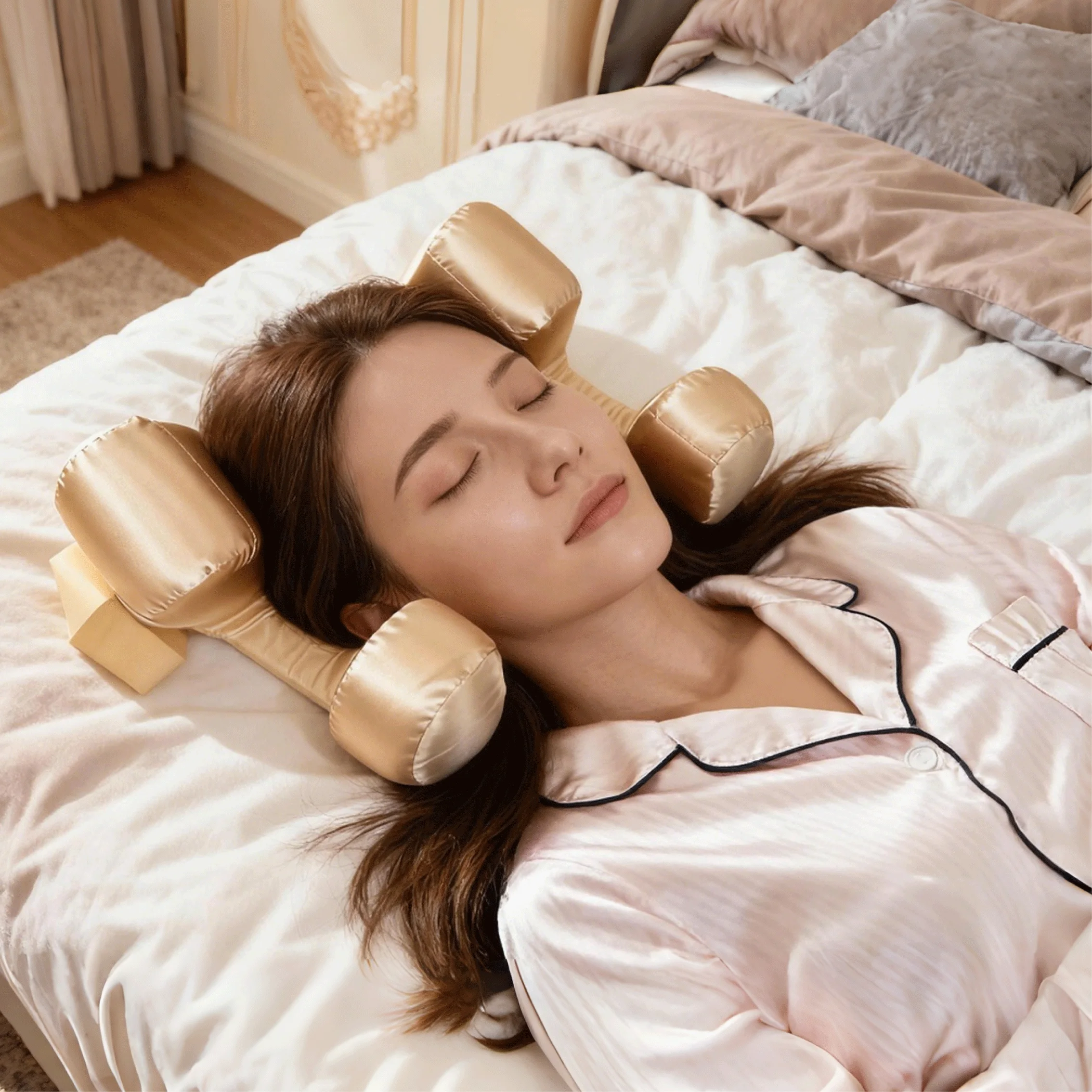 Beauty-Kissen, perfektes Gesichtskissen, superweiches und bequemes Schlafkissen, Beauty-Sleep-Gesichts-Schlafkissen zum Stressabbau