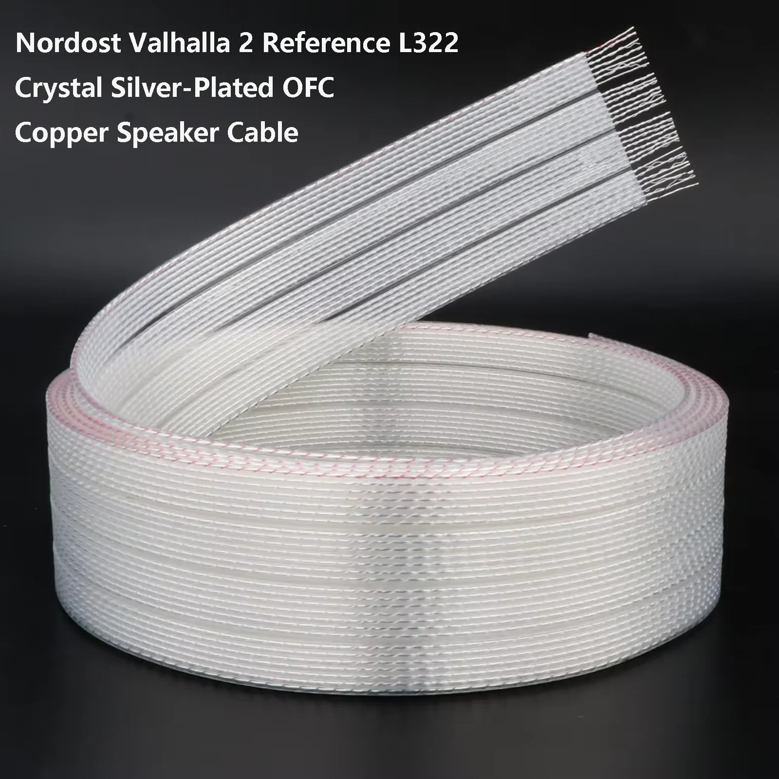 

Preffair L322 Reference L322 OCC Crystal Silver-Plated Speaker Cable Audiophile Flat Audio Loudspeaker Wire