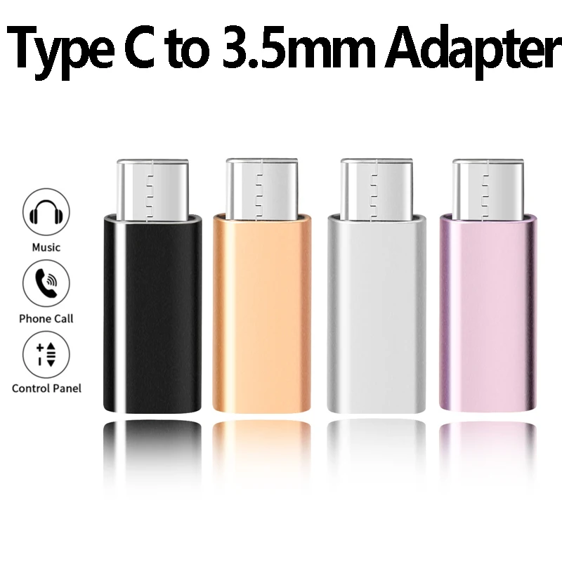 Type-C To 3.5mm Jack Converter Earphone Audio Adapter Cable USB C To 3 5 Mm Headphone Aux Cable for Huawei P20 Lite Mate 20