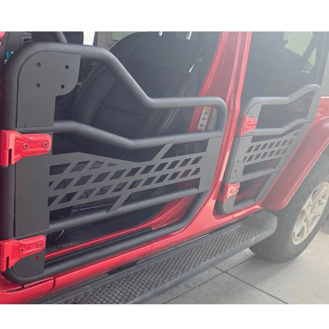 

Spedking high quality JK/JL 2/4 half door steel tube doors with mirrors for jeep wrangler