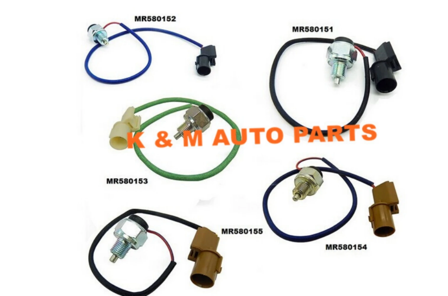 Set of 5pcs  OEM MR580151 MR580152 MR580153 MR580154 MR580155 transfer case Switch For Mitsubishi montero pajero