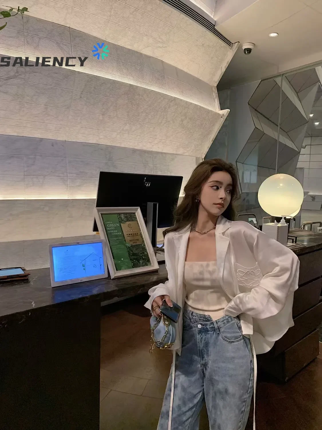 

Imitation Acetic Acid Satin Smooth Gloss 18,000 Stitch Embroidered Shirt Women's Spring Summer Long Sleeve Top Clothing Designer