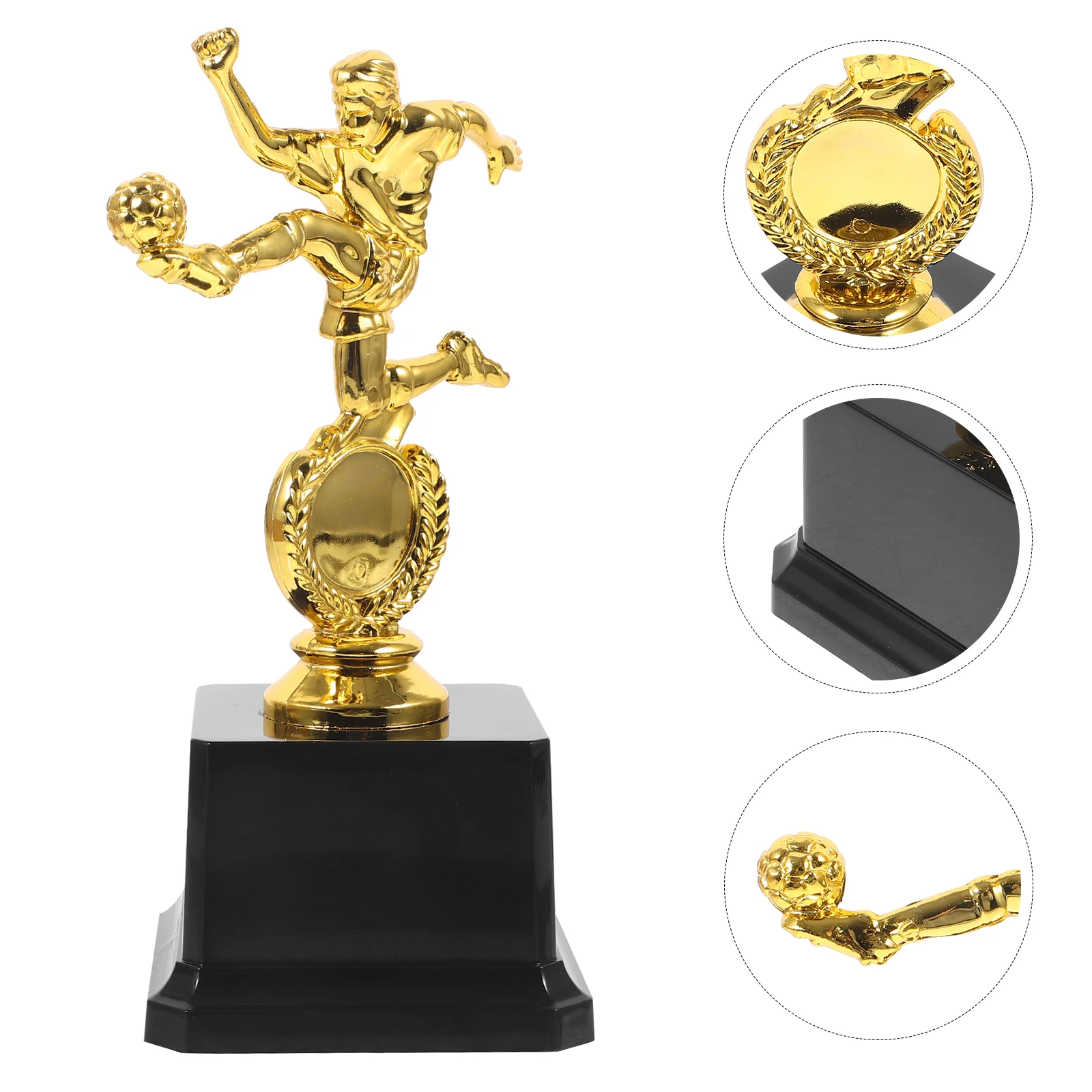 

Decorative Athlete Ornament Plastic Cup Compact Decor Small Decorative Award Table Decor Desktop Adornment Wear Resistant Soccer