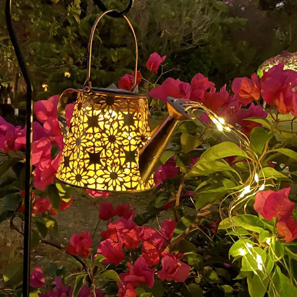 أواني الحديقة المعدنية الراعي هوك انفصال الصدأ برهان كتيفة حديد متعددة الأغراض الأرض الإدراج قضيب الزفاف