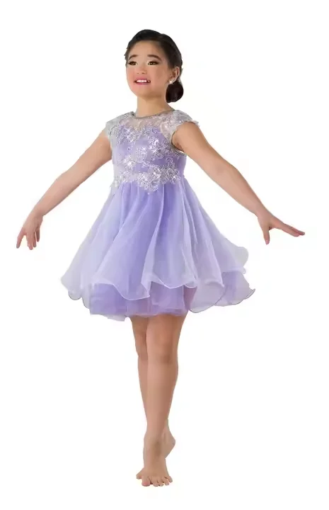 الفتيات السيدات فستان رقص غنائي ملابس رقص فستان رقص معاصر عرض الأداء ارتداء المرحلة ارتداء الحديثة #6