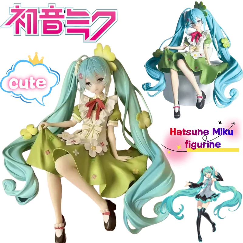 

Коллекционная фигурка Хацунэ Мику ручной работы, высококачественная аниме-модель, красивая девушка, украшение для рабочего стола компьютера