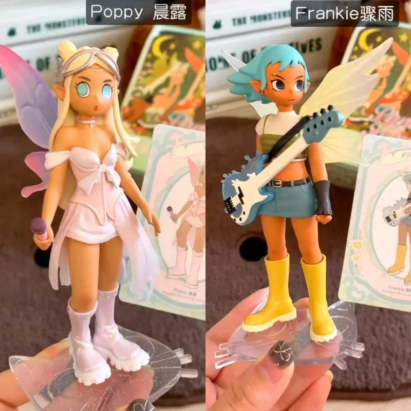 Peach Riot Punk Fairy Second Generation Series Gigi Frankie Poppy Girls Kawaii Figurine Anime Figure Collectible Model Toy Gift