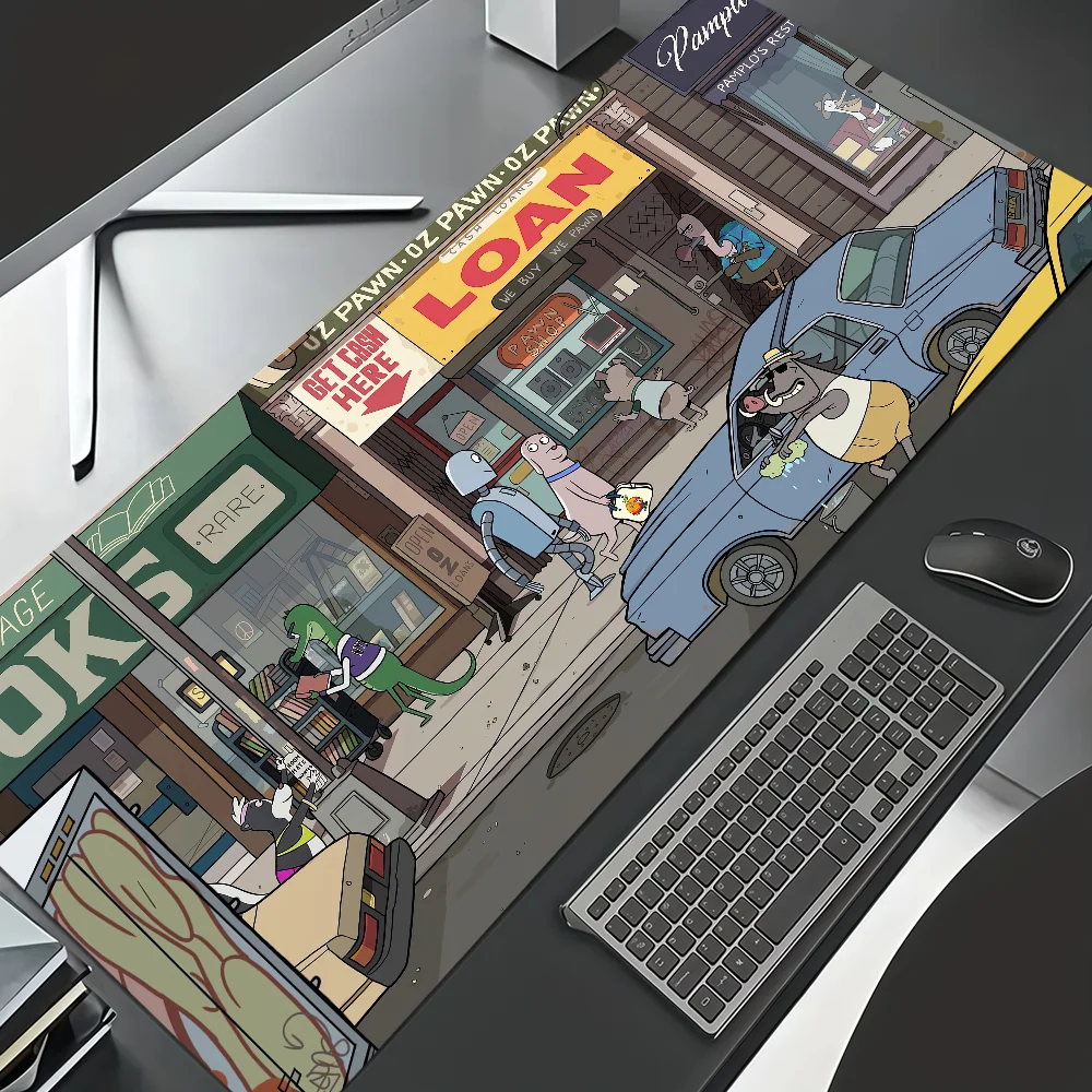 

Коврик для мыши Cartoon R-Robot Dreams, нескользящий, утолщенный, большой, с защитой от скольжения, игровой, для офиса и учебы