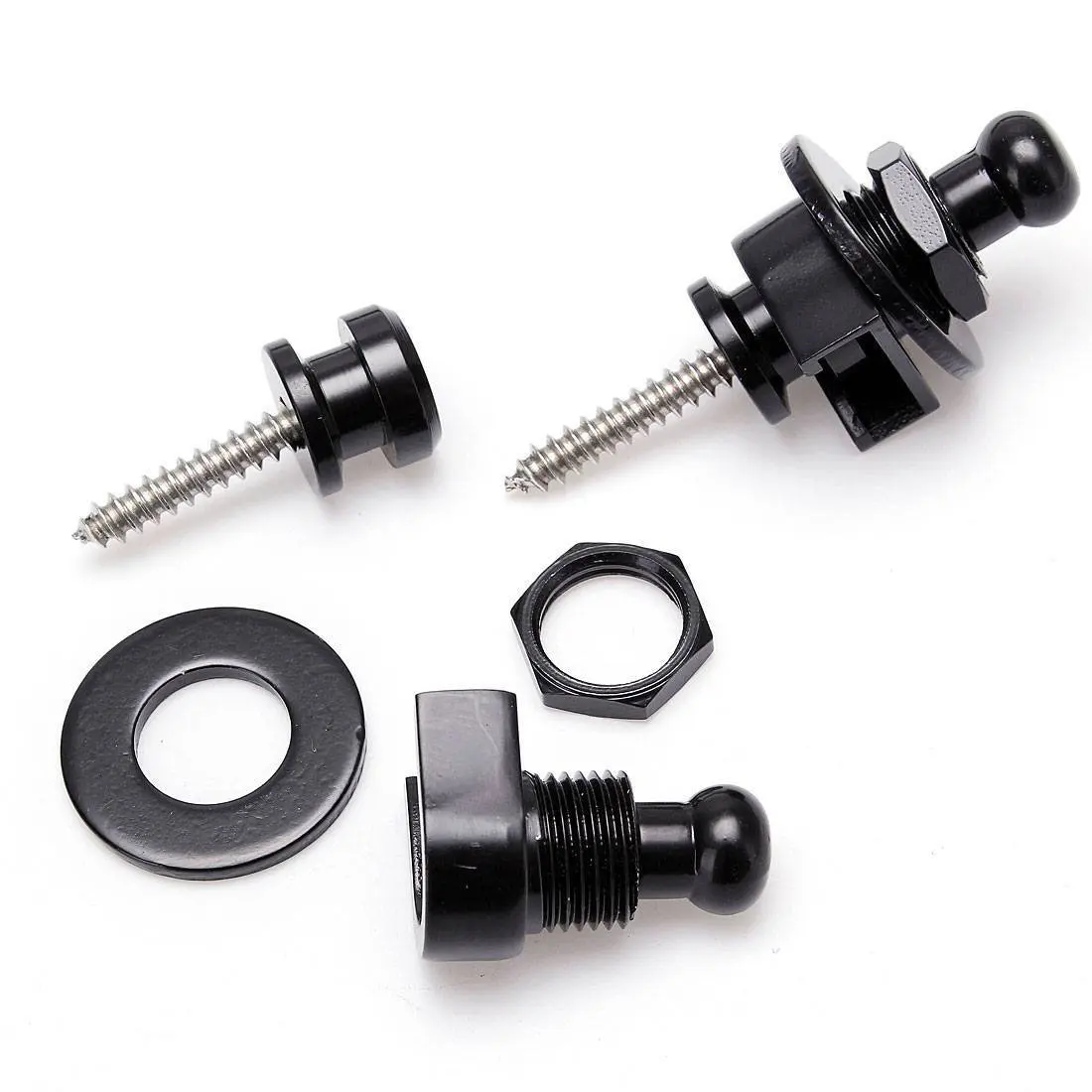 2 Stück Riemens chloss Sicherheits schloss End knopf Gitarren gurte Gürtels chnalle für Gitarre