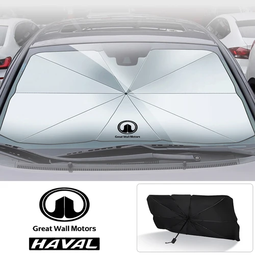 Imagen 2 del producto Adecuado para Great Wall Haver car H6 H9 M6 F7 POER WEY STEED sombrilla plegable parabrisas anti-UV accesorios de coche
