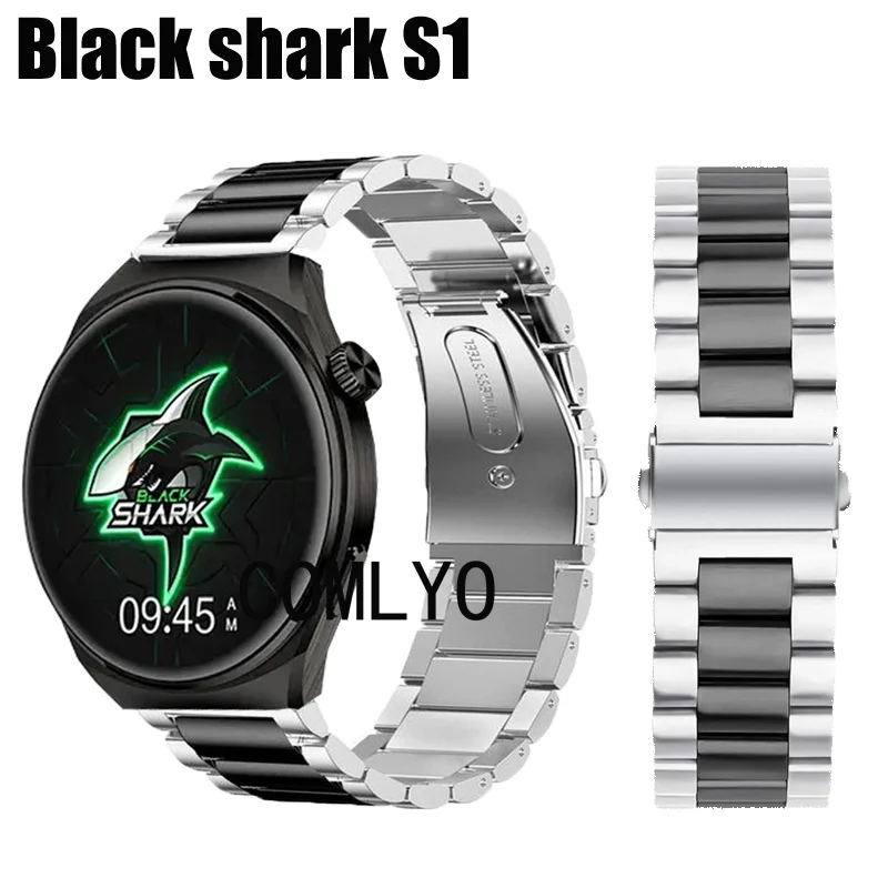 

Металлический ремешок для смарт-часов Black Shark S1, браслет из нержавеющей стали, мужской ремень