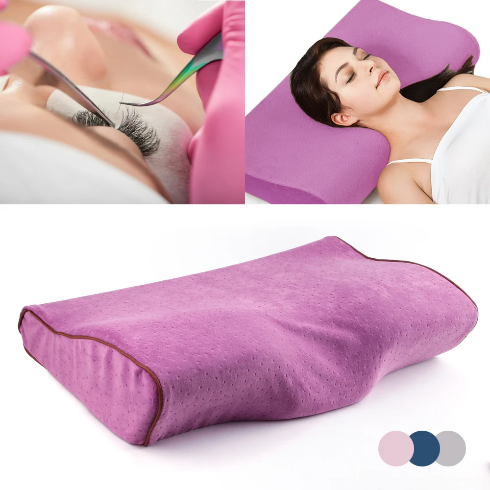 Memory Foam Lash Pillow Eyelash Extension Cushion Soft Grafting Eyelashes Neck Pillow Slow Rebound Eyebrow Lashes Makeup Tools