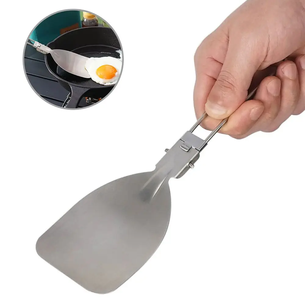 Camping Outdoor Picknick Werkzeug Klapp Spatel Lebensmittel Turner Kochen Zubehör Braten Schaufel