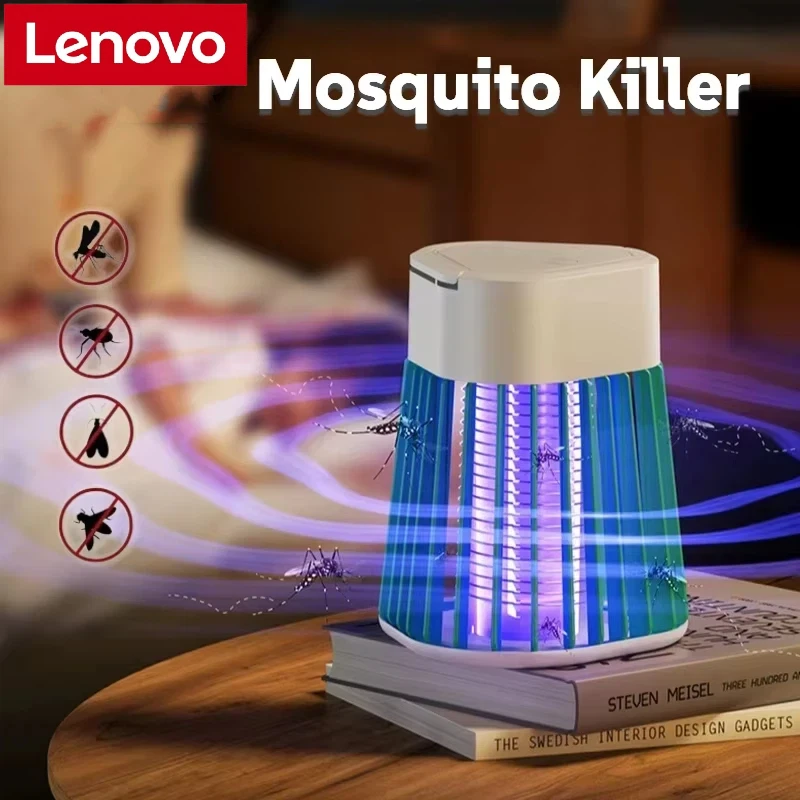 Lámpara Antimosquitos Xiaomi MIJIA, Eliminador de Insectos Eléctrico, Repelente con Luz UV, Trampa para Moscas e Insectos, para Exteriores y Camping