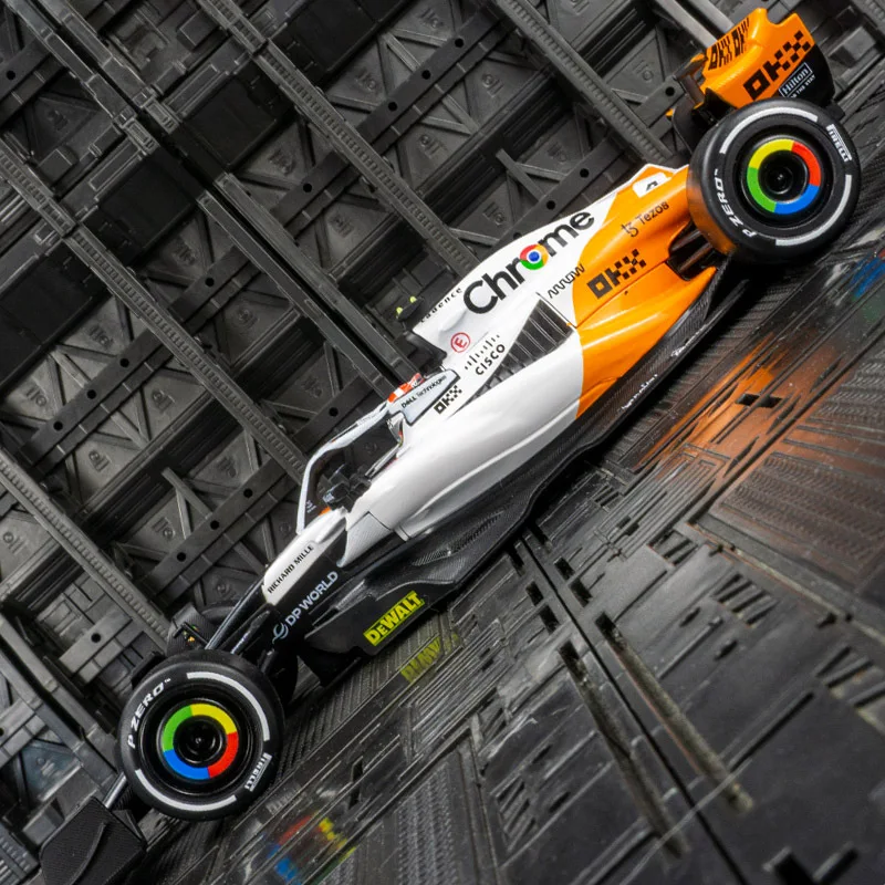 시뮬레이션 1:24 MCL60 모로칸 레이싱 합금 F1 레이싱 모델카 장식품 컬렉션 선물 어린이 퍼즐 장난감