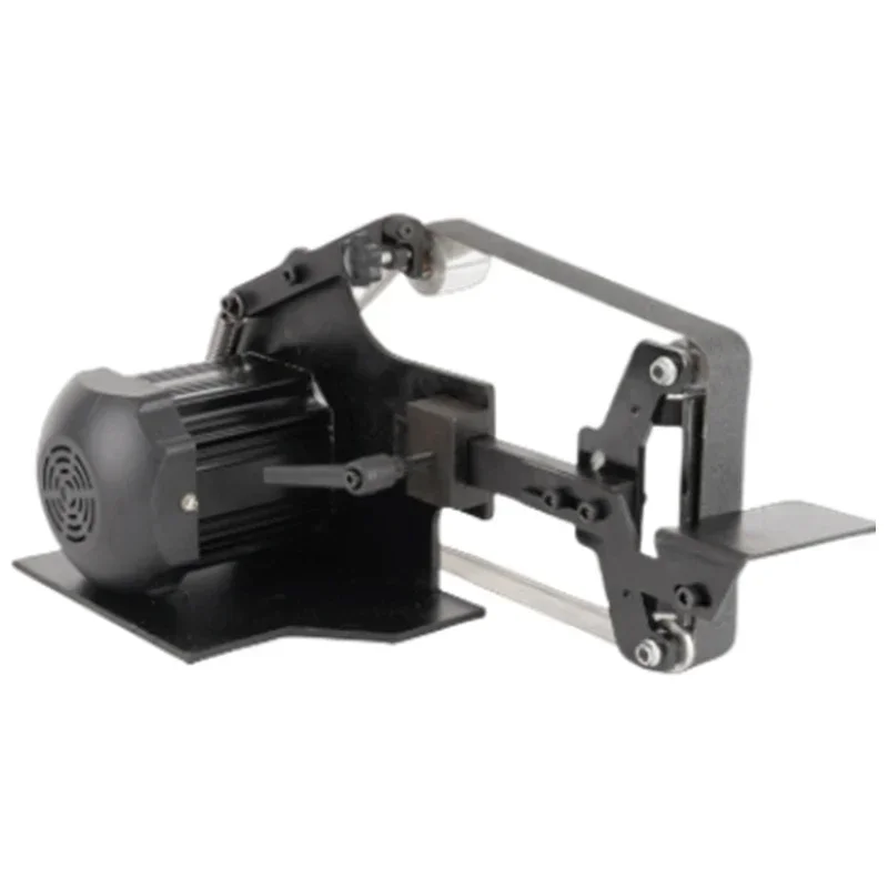 220v Belt Sander Small Desktop Woodworking Metal DIY Speed Control Polishing Machine Sandpaper Machine Household Electric