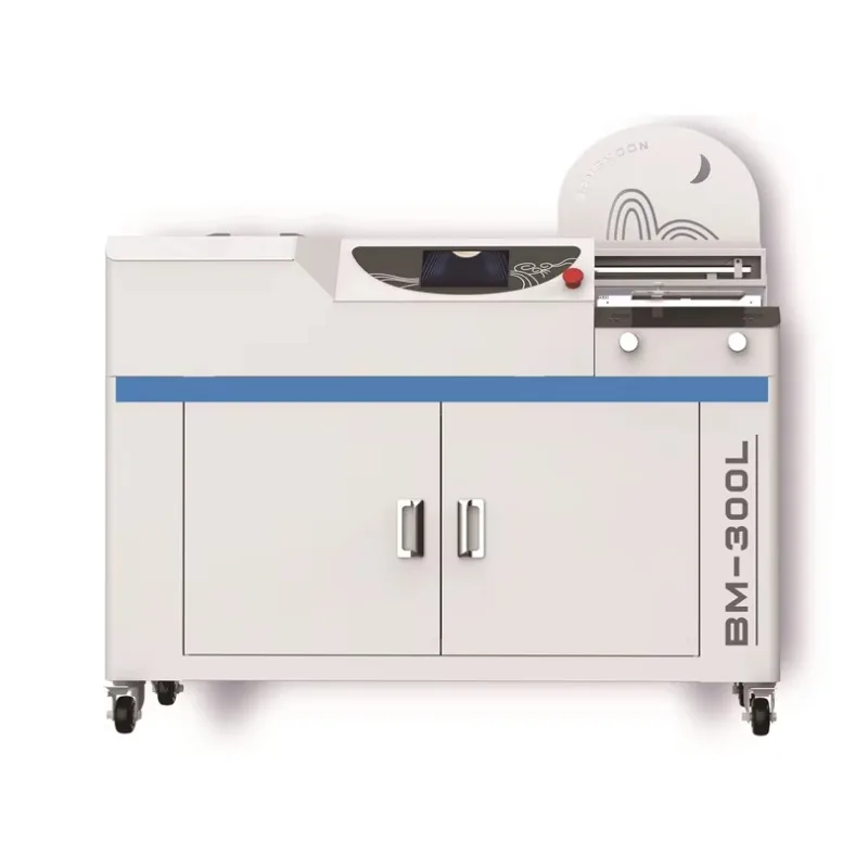 Original Touch Display Automatic Book Printing Hot Melt Glue Binder Binding Machine A4
