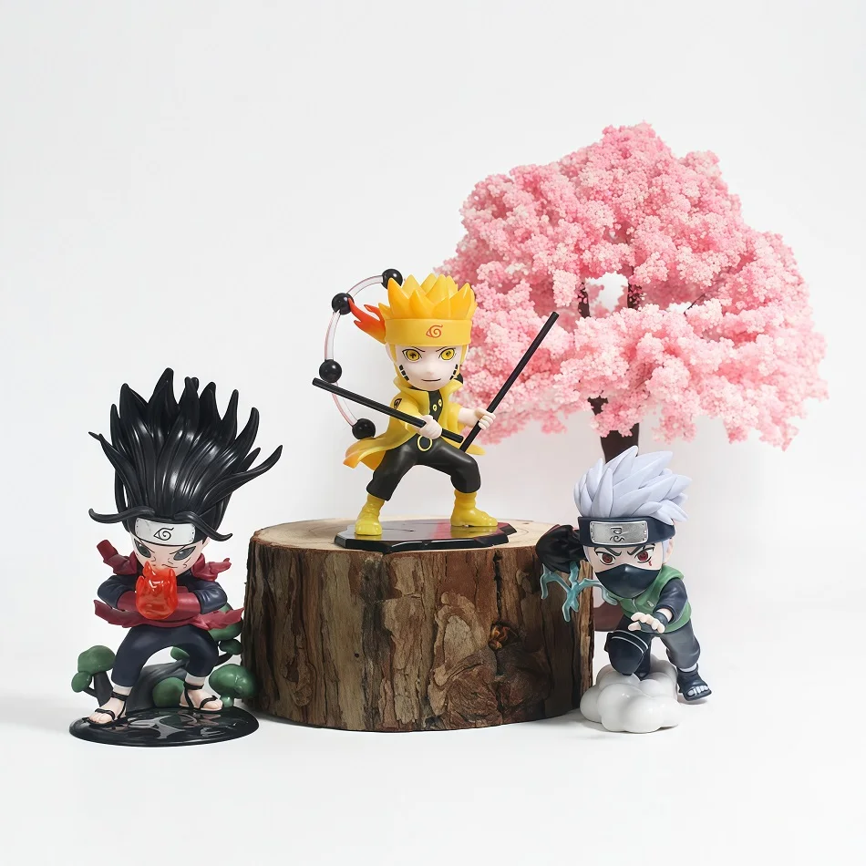 Anime Naruto Blind Box Modellfigur 1-12 Stück NARUTO Ninkai Taisen Serie Figur PVC Desktop Sammlerstück Spielzeugpuppe Geburtstagsgeschenk – Detail 13