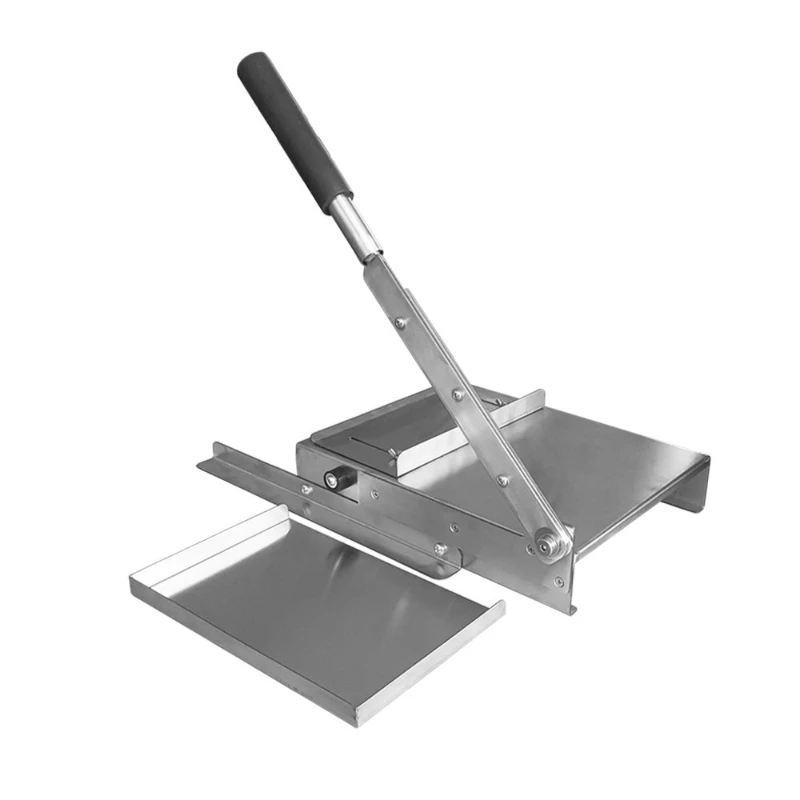 Stainless steel manual bone cutter, household chopping ribs chicken and duck, commercial frozen meat slicing guillotine
