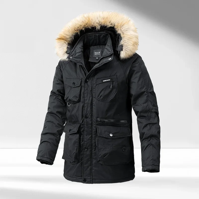 Winter Fashion Sports Leisure Long Feather Outdoor Comfortable Jacket High Quality Comfortable Windproof Warm Charge Down Jacket