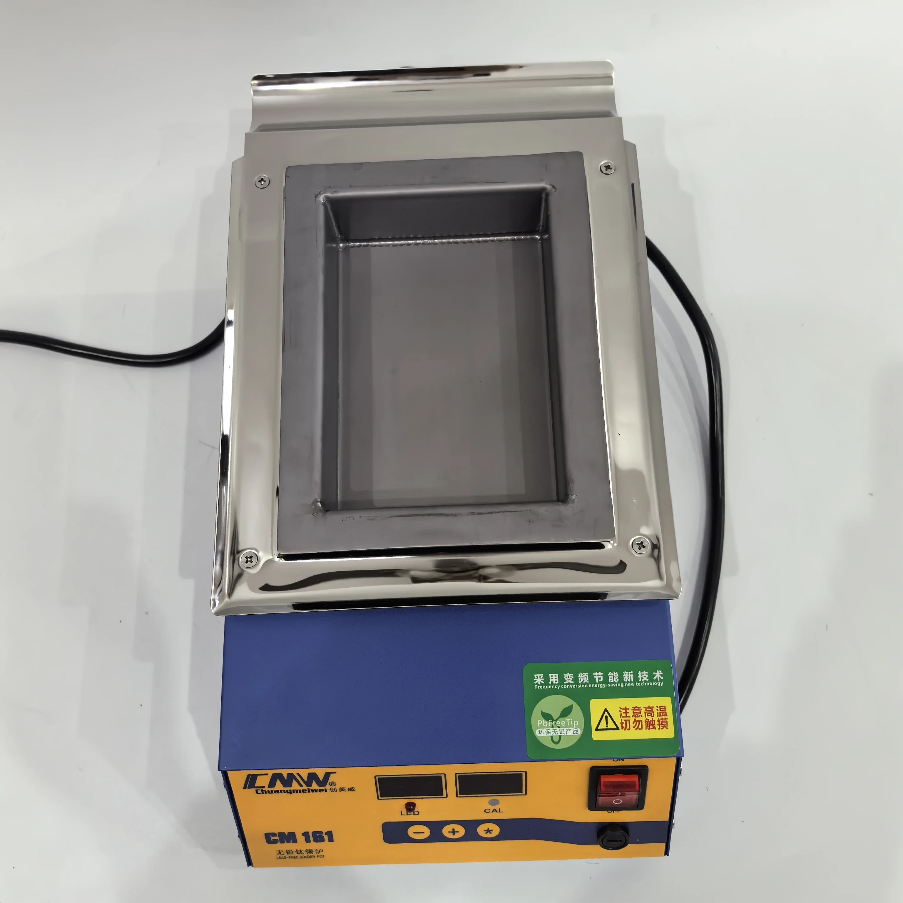 CM-161 Baru 160x110x45mm Panci Solder Paduan Titanium Bebas Timbal untuk Pematrian 1000W 220V/110V