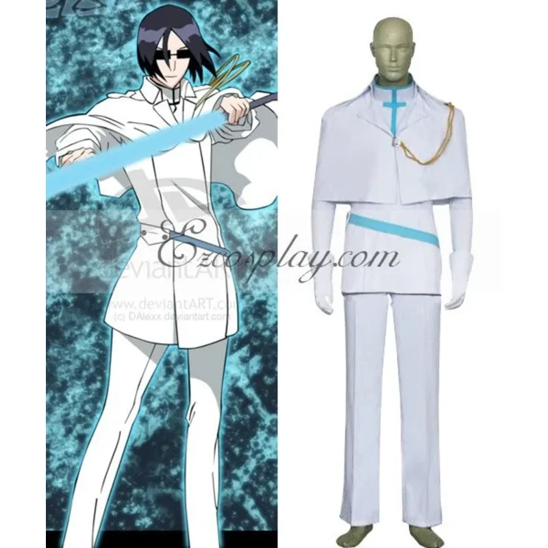 

(Cosplaydaddy) Bleach Uryuu Ishida Cosplay Costume E001