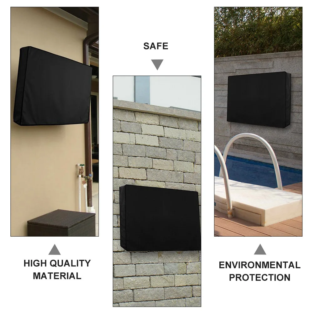 

Outdoor Cover 36-38 Inch Waterproof Weatherproof Screen Protector Durable Polyester Material Outdoor Cover