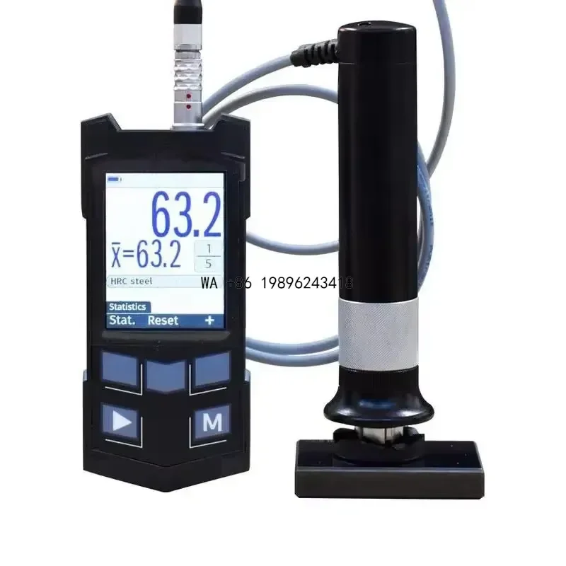 Wmwmnu KT-C Portable Multi-Function Hardness Tester With Richter SPR Ultrasonic UCI Probe for Test Instruments