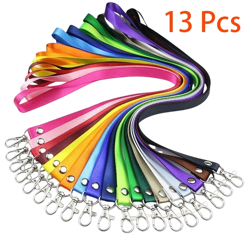 13 Pcs Straps Lanyard For Phones IPhone Samsung Keys Keychain