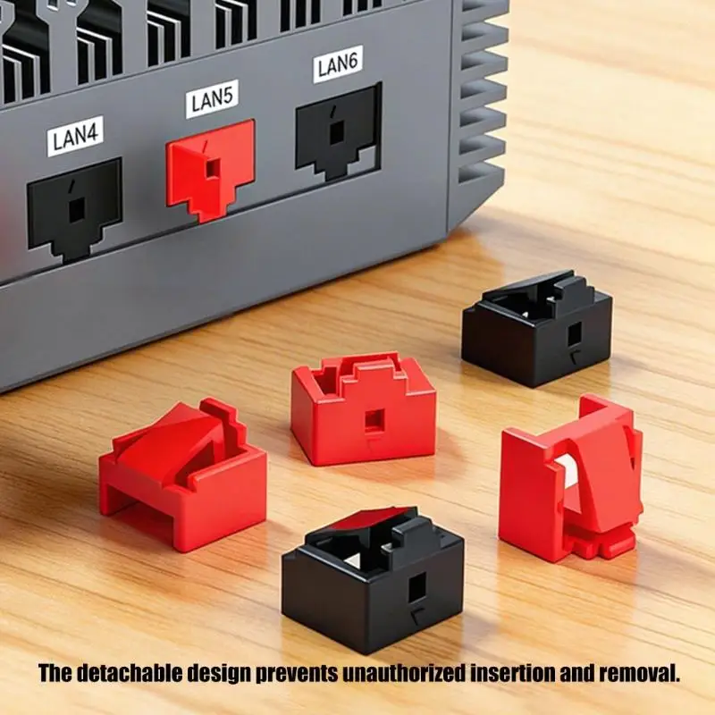

Y1UB 10Pcs Standard Size RJ45 Networking Plugs Protectors For Routers Switches And