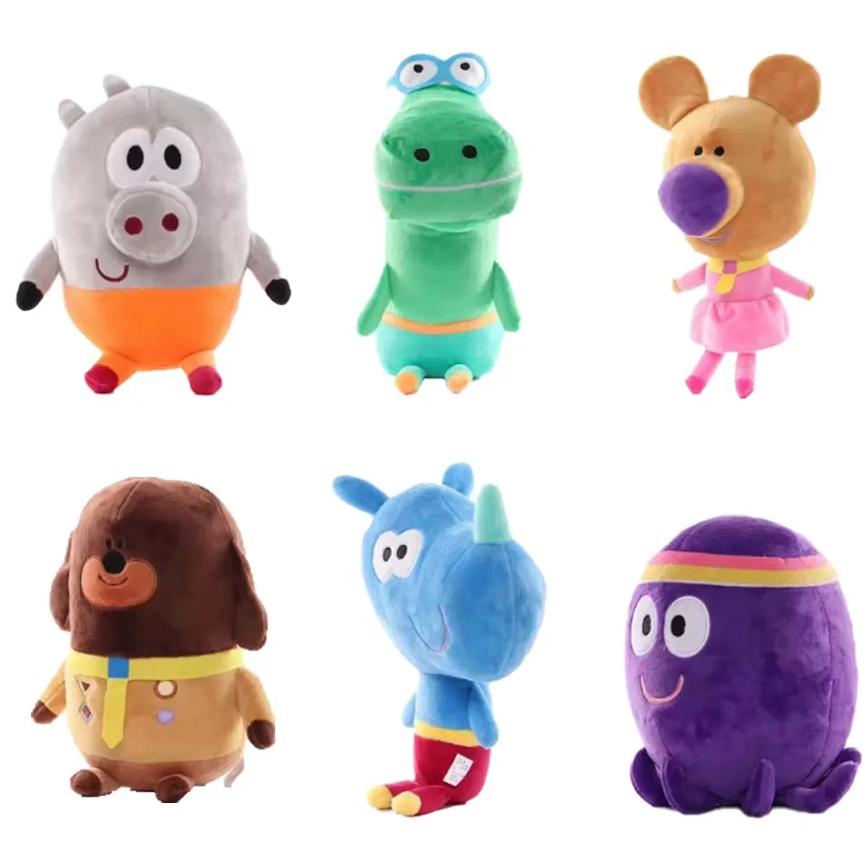 Hot sale 1-6pcs Hey Duggee plush toys Hi Dodge Plush Archie Kindergarten Doll Pillow Gift